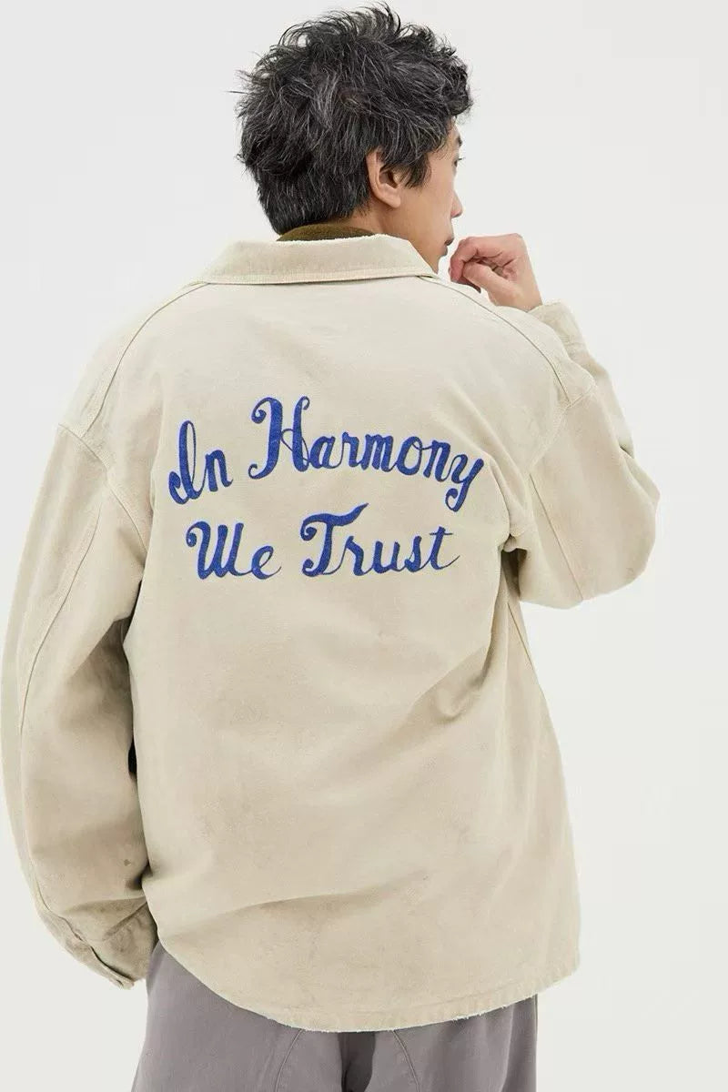 visvim AW26 BAKER WD UT.JKT Ivory Drop-Shoulder Jacket