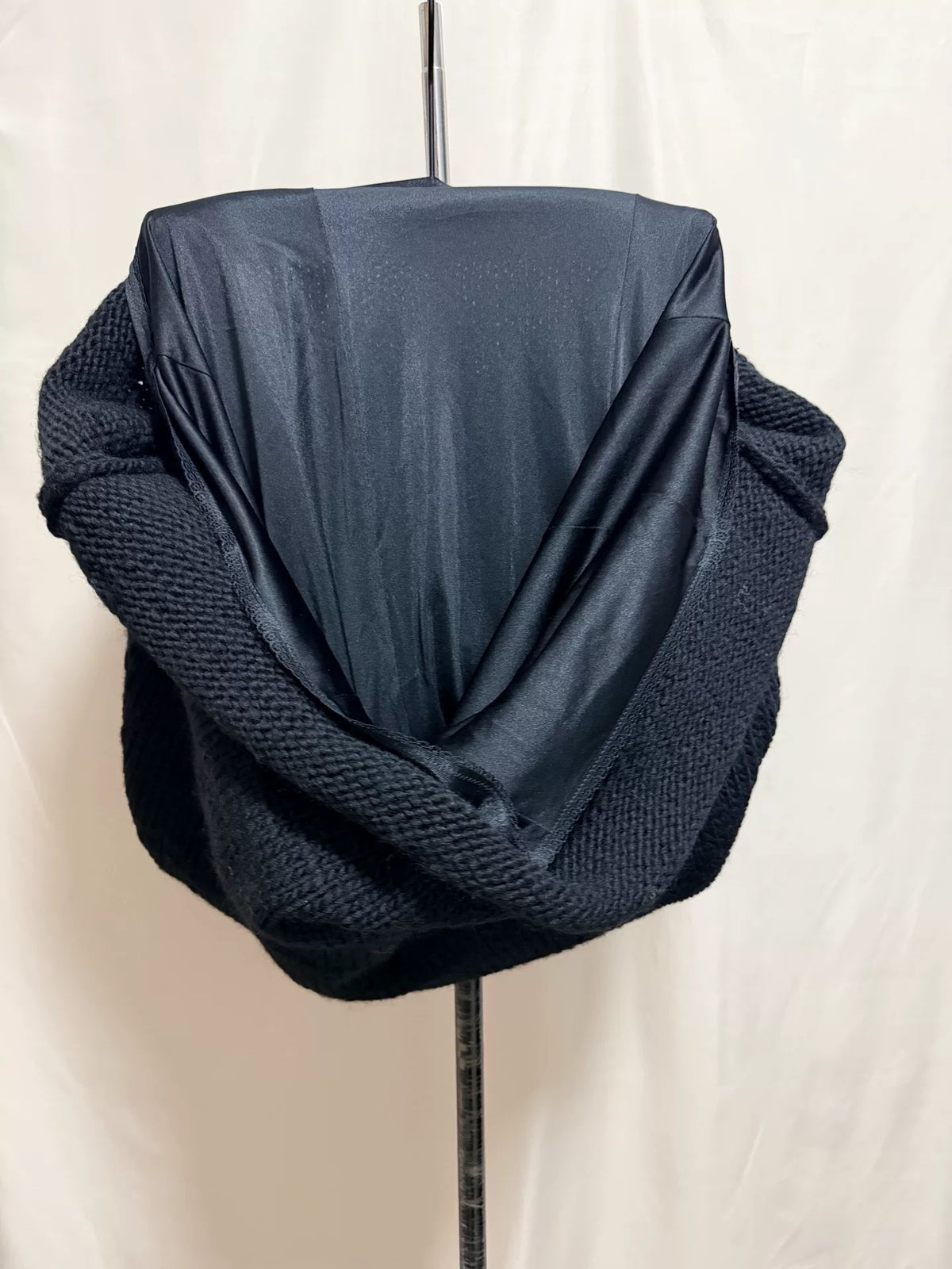 Comme Des Garcons Tricot Midi Black Skirt