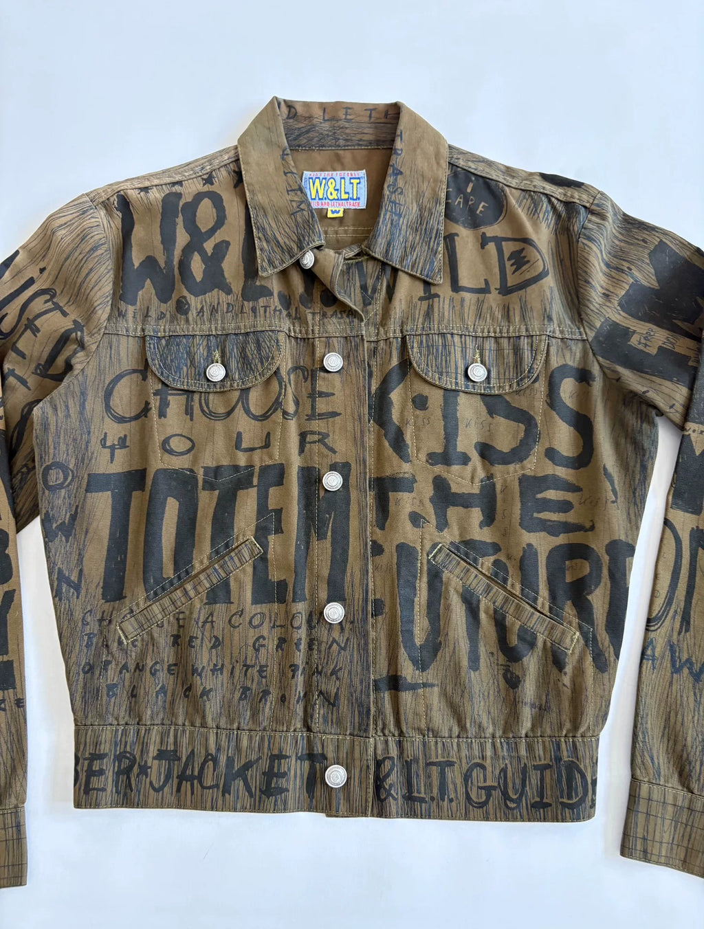 Walter van Beirendonck 1998 graffiti jacket