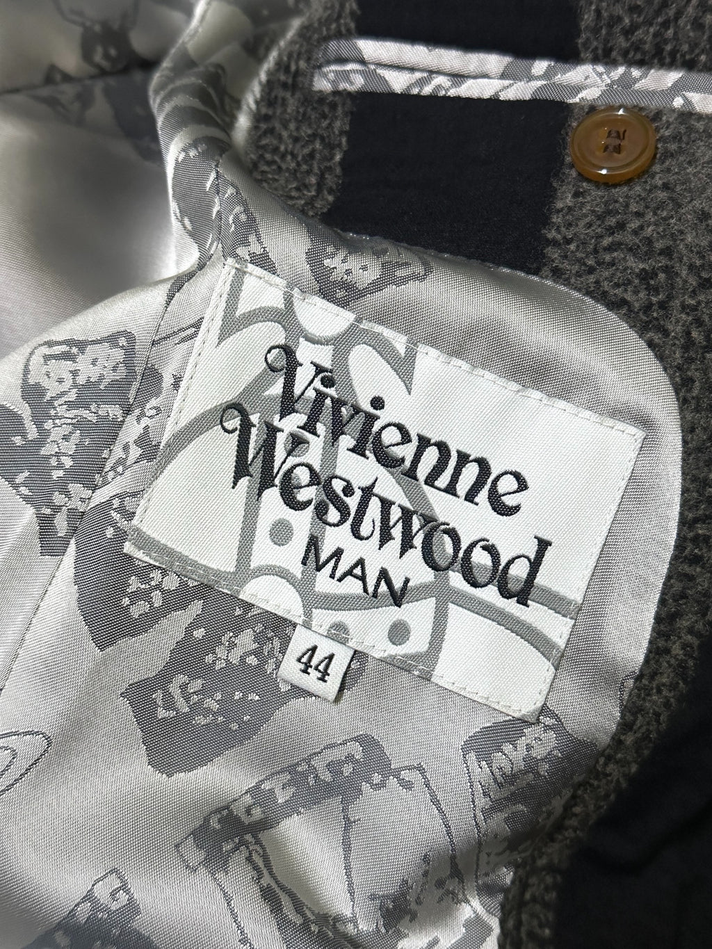Vivienne Westwood Striped Chesterfield Coat