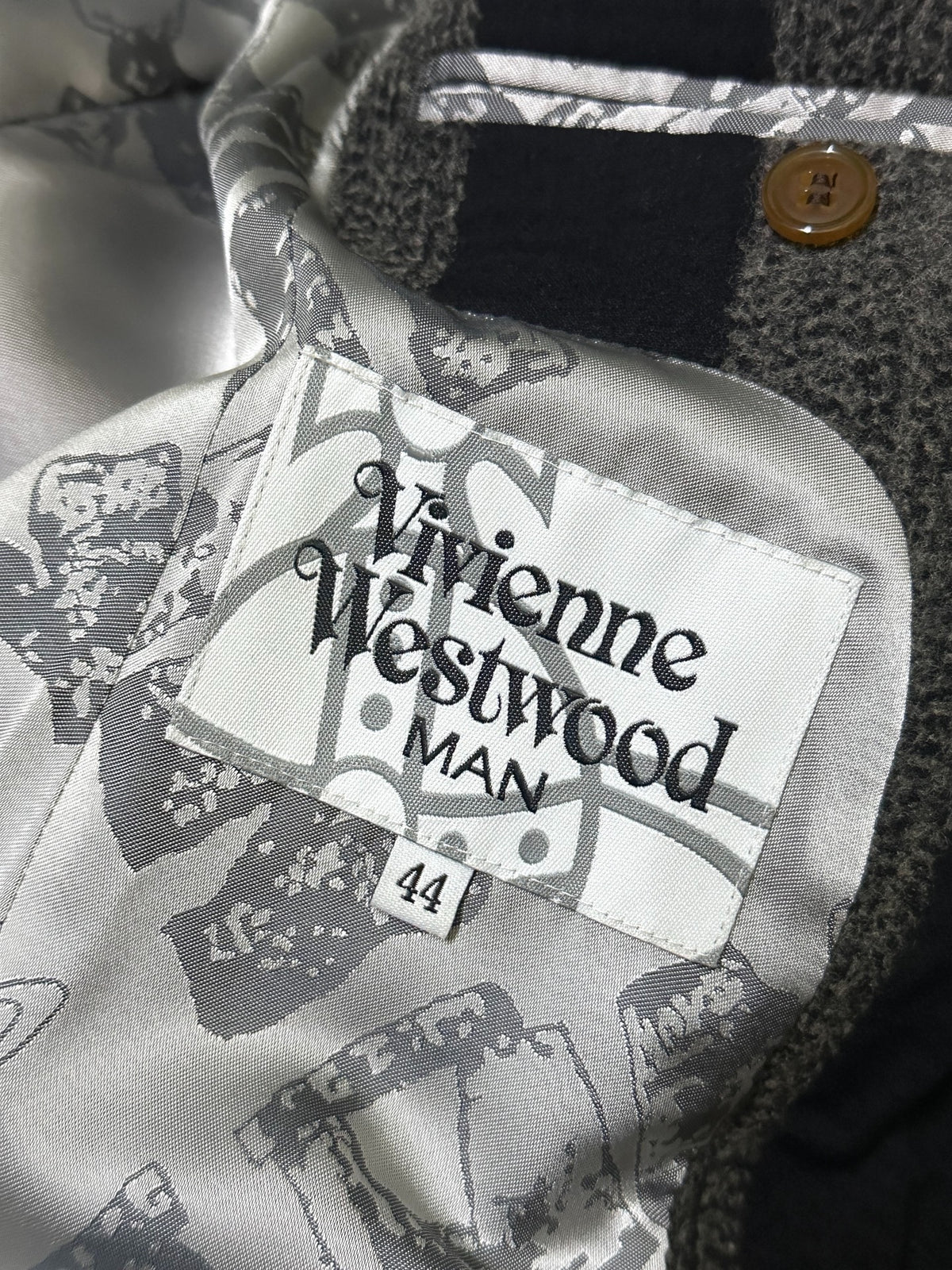 Vivienne Westwood Striped Chesterfield Coat
