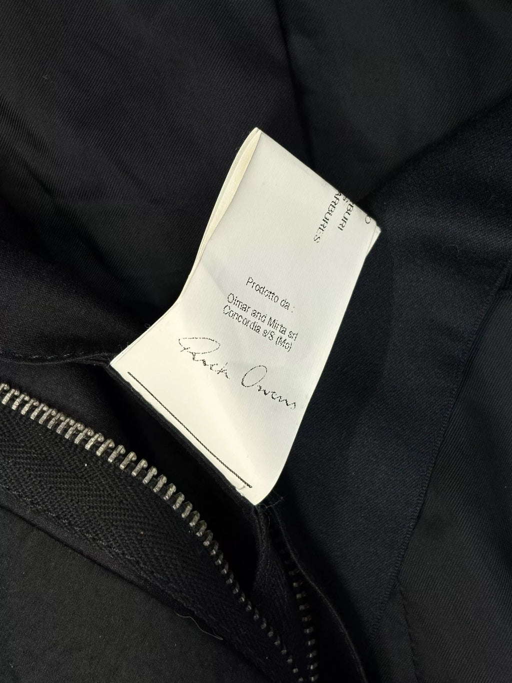 Rick Owens｜Patchwork Leather Motorcycle Jacket