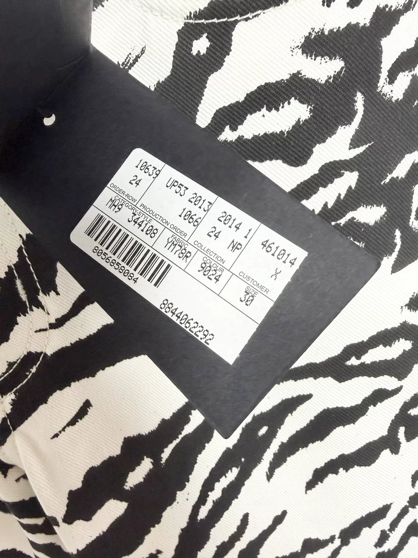 Saint Laurent Paris SS14 Tiger D02 Denim Jeans