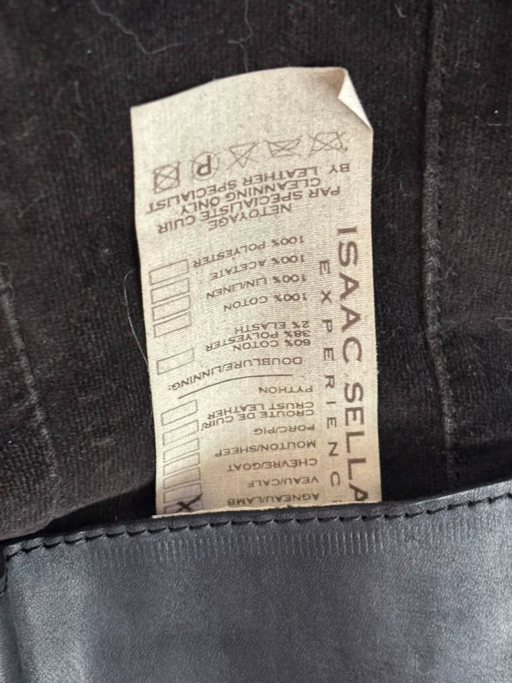 Isaac Sellam Leather 90s Jacket