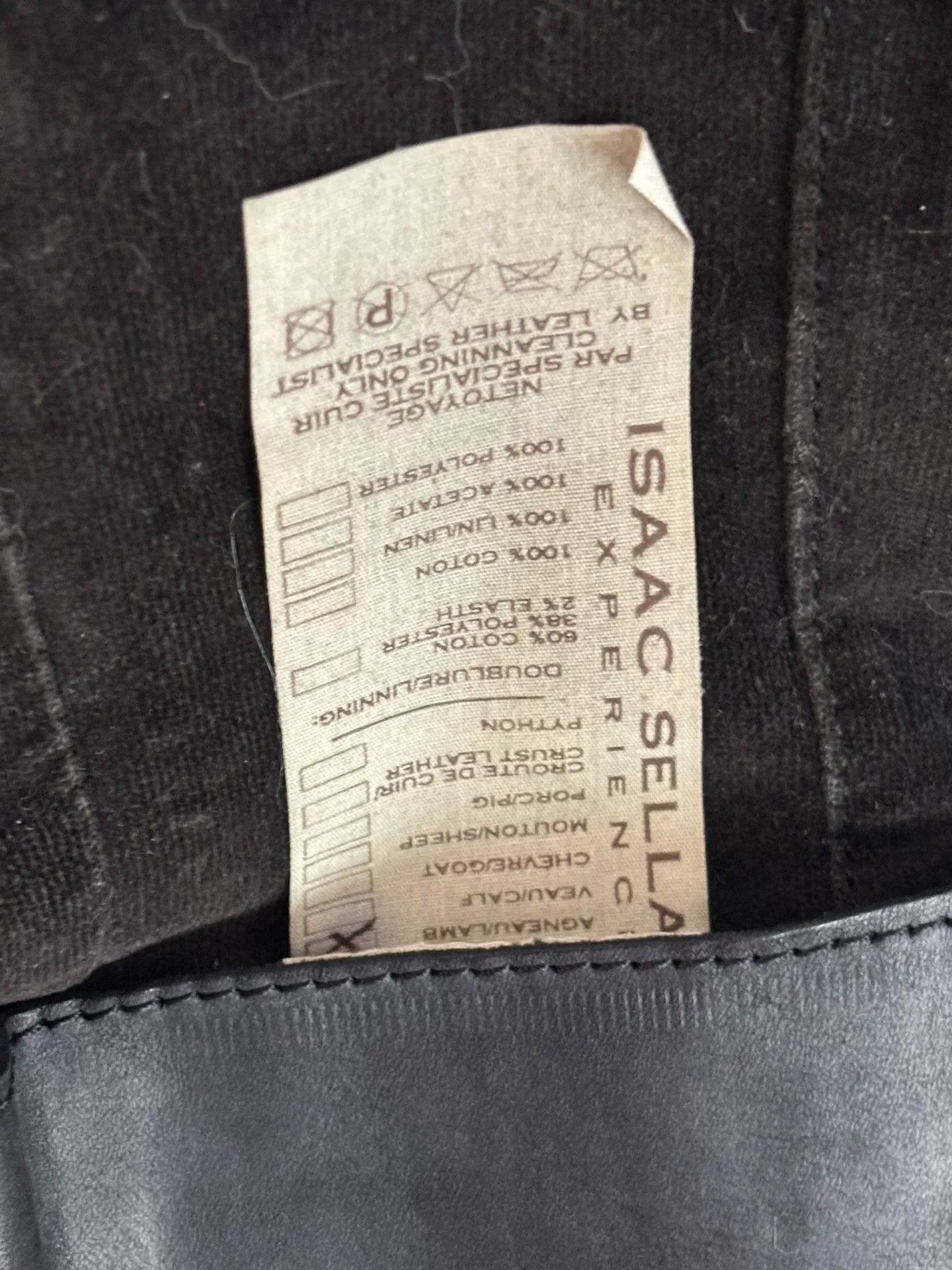 Isaac Sellam Leather 90s Jacket