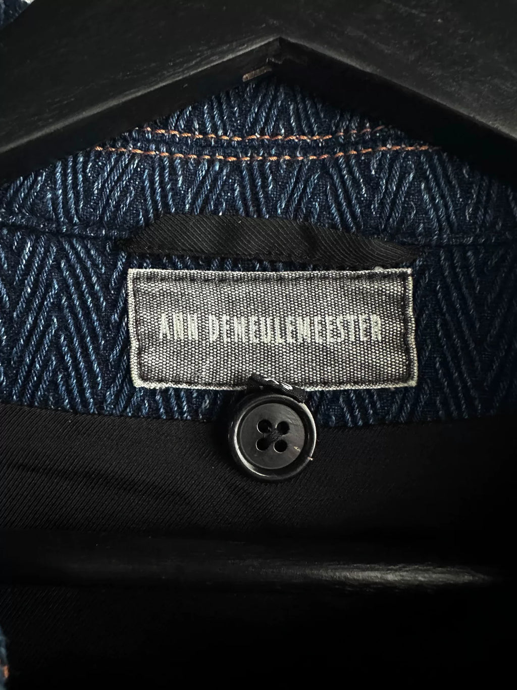Ann Demeulemeester 16FW Blue Denim Jacket