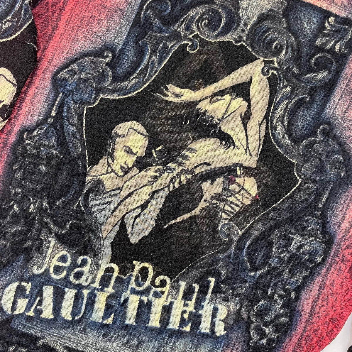 1995 Jean Paul Gaultier Tattoo Artist Long-Sleeve Mesh T-Shirt