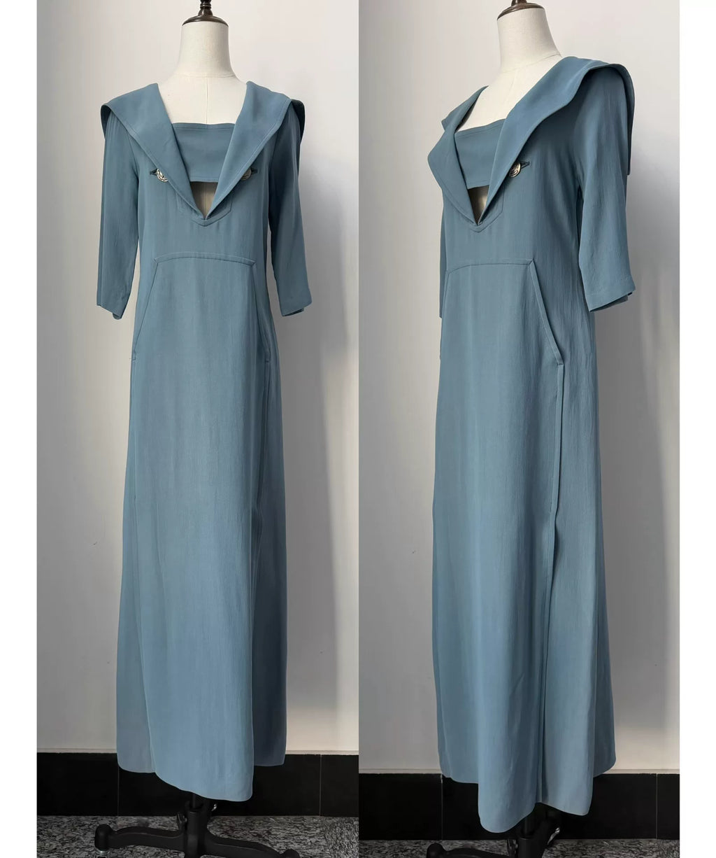 Jean Paul Gaultier 90s Sailor Collar Dress
