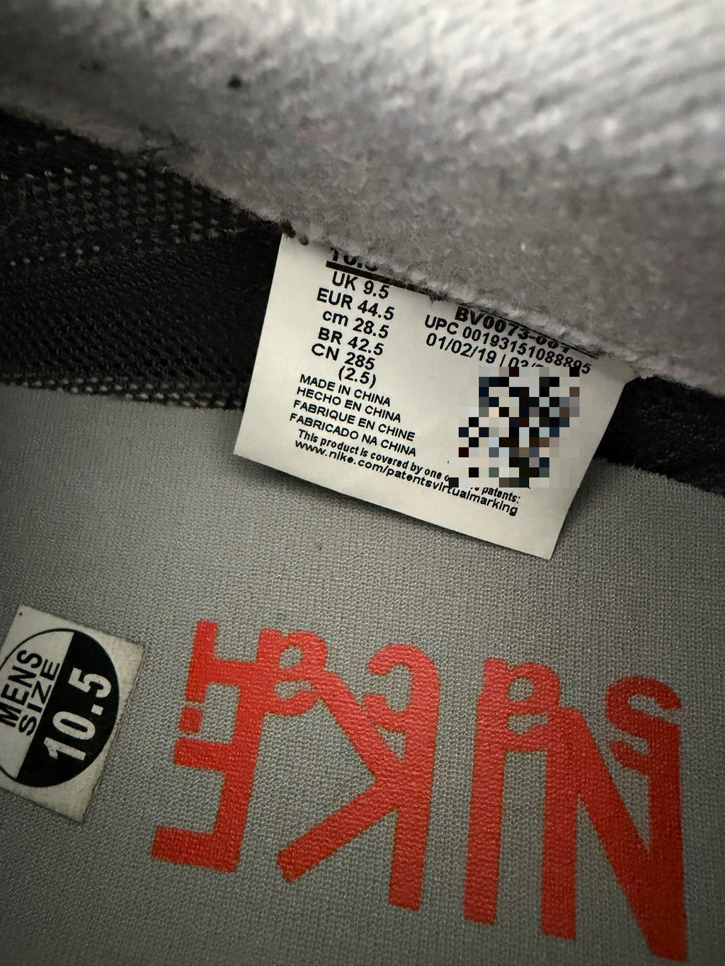 sacai × Nike LDV Waffle Black White Deconstructed Sneakers