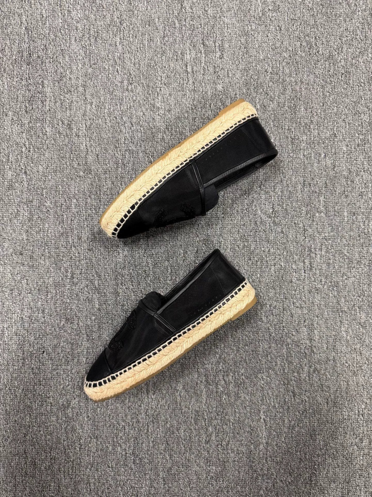 Chanel Mesh Fisherman Flats