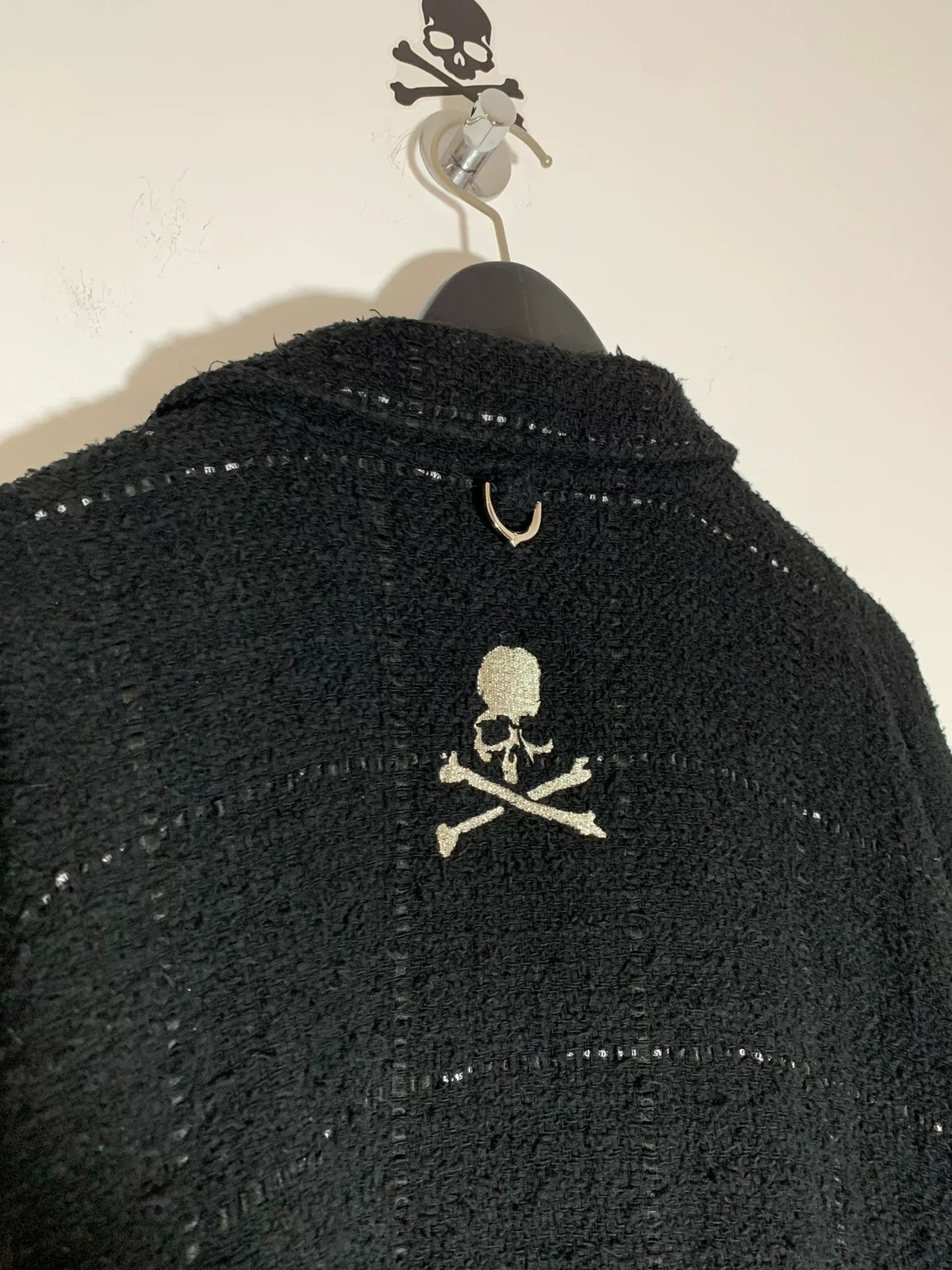 mastermind Japan Gold Thread Embroidery Cotton Linen Silk Blend Jacket
