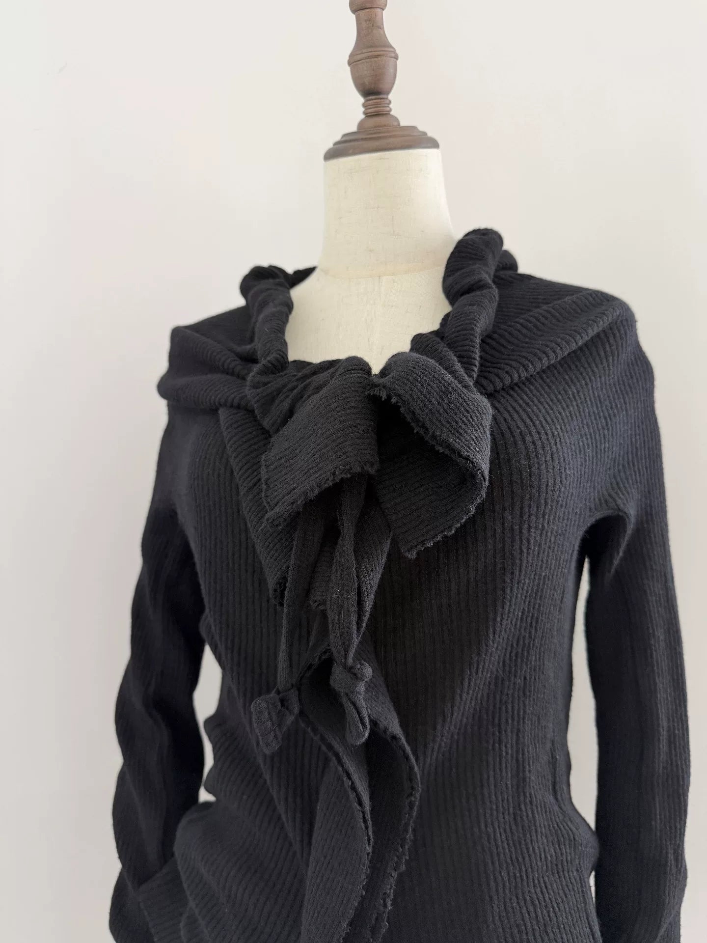 Yohji Yamamoto Y's Pleated Knit Top - Devines