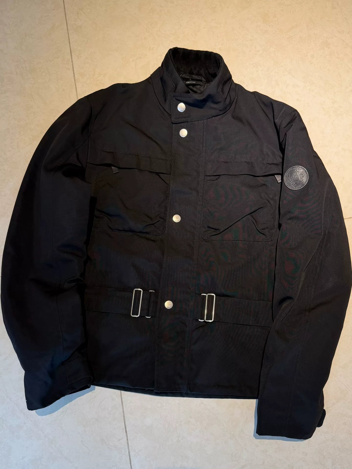 Gucci Black Corduroy Collar Reversible Jacket