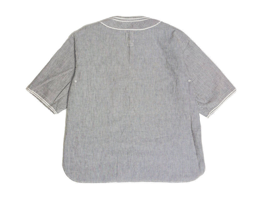 Visvim 23SS Spot Dugout S/S Seersucker Cotton Linen Short Shirt