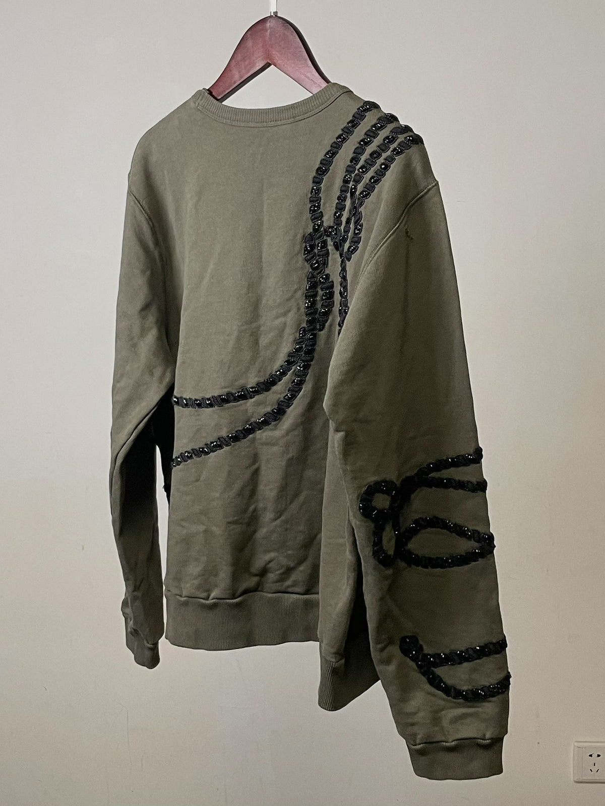 Dries Van Noten | Indian Beaded Embroidery Rope Knot Sweater