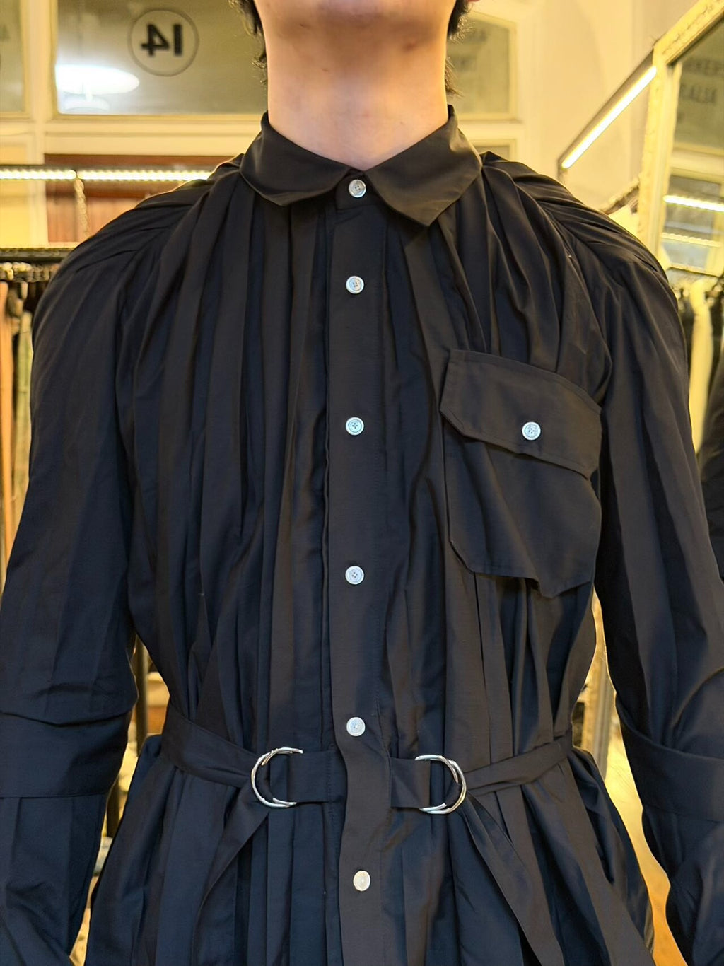 HBA Hood By Air FW15 Black Shirt