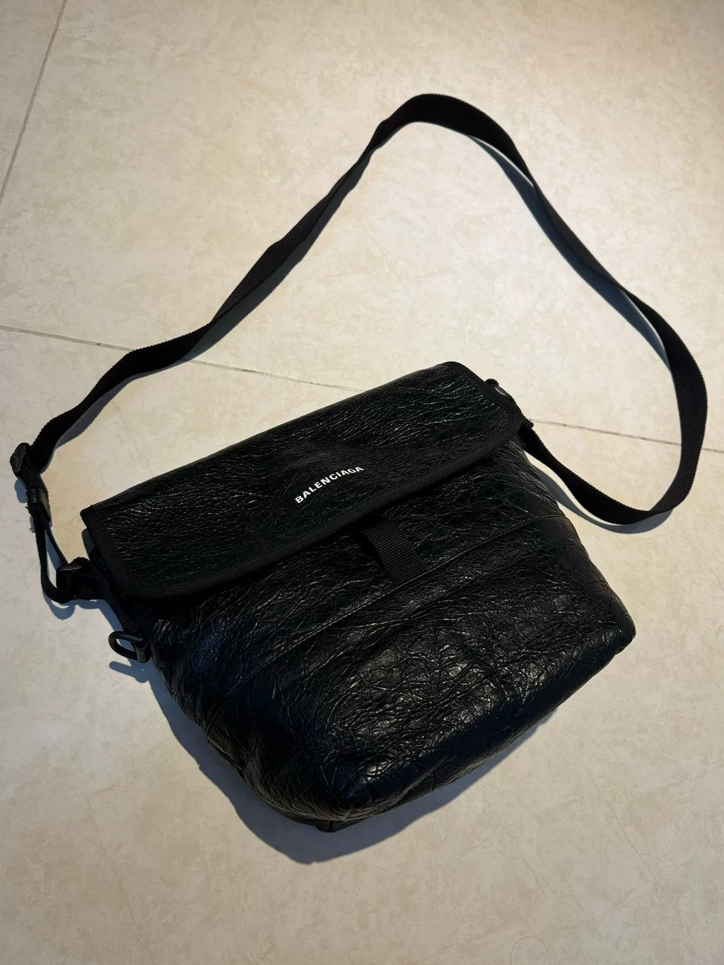 Balenciaga Explorer Crossbody Black Bag