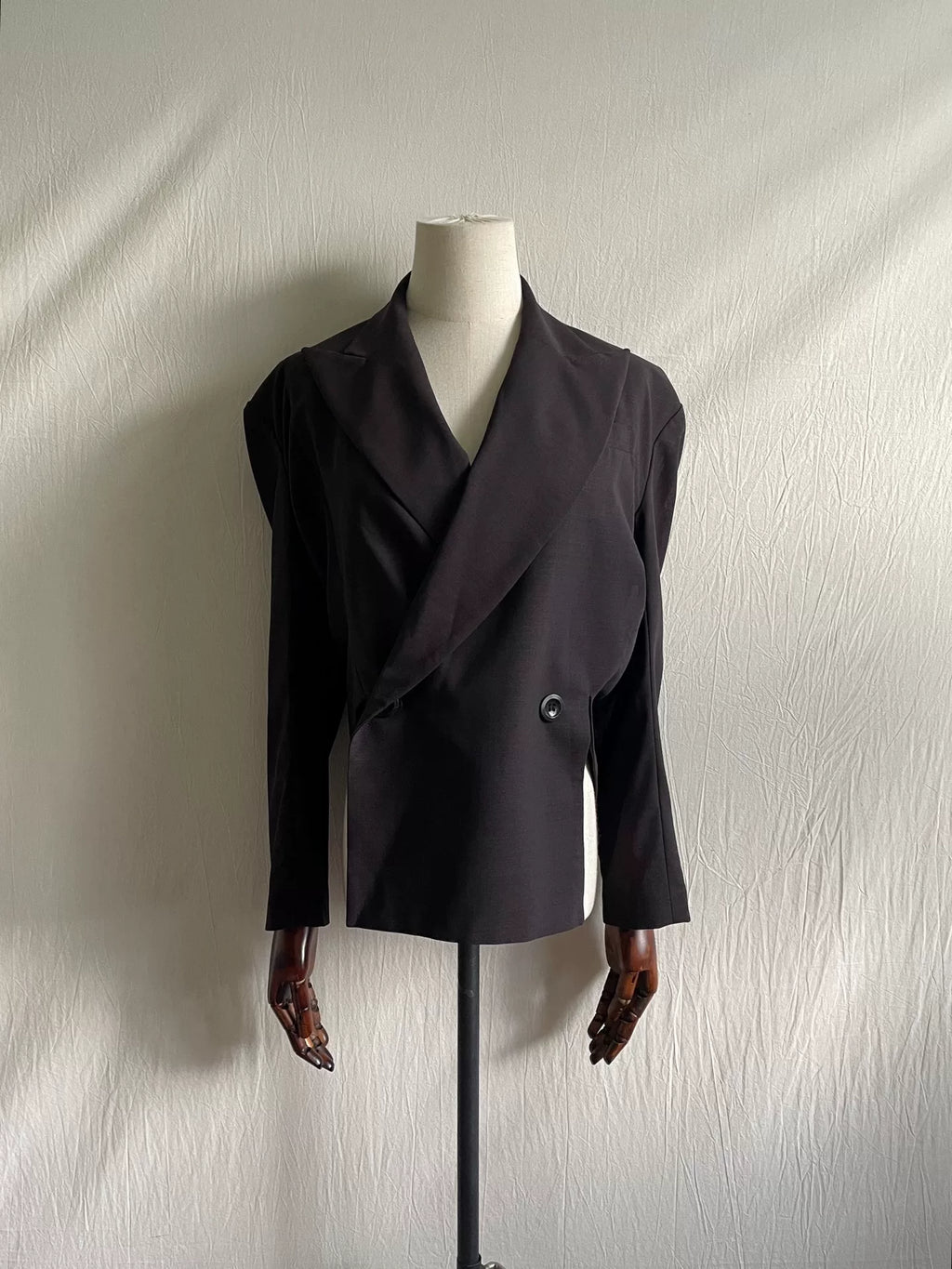 Yohji Yamamoto 01SS Deconstructed  Wool Jacket