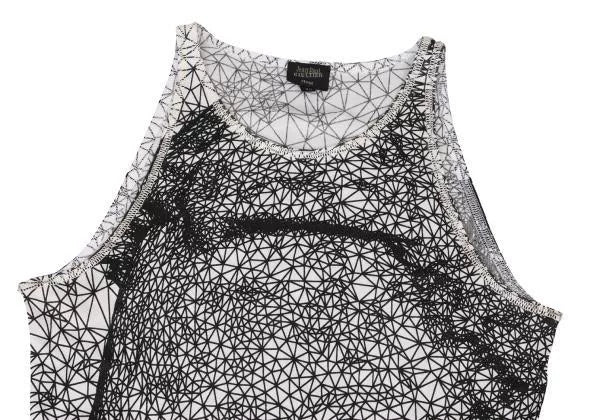 Jean Paul Gaultier Vintage Black Portrait Illusion Top