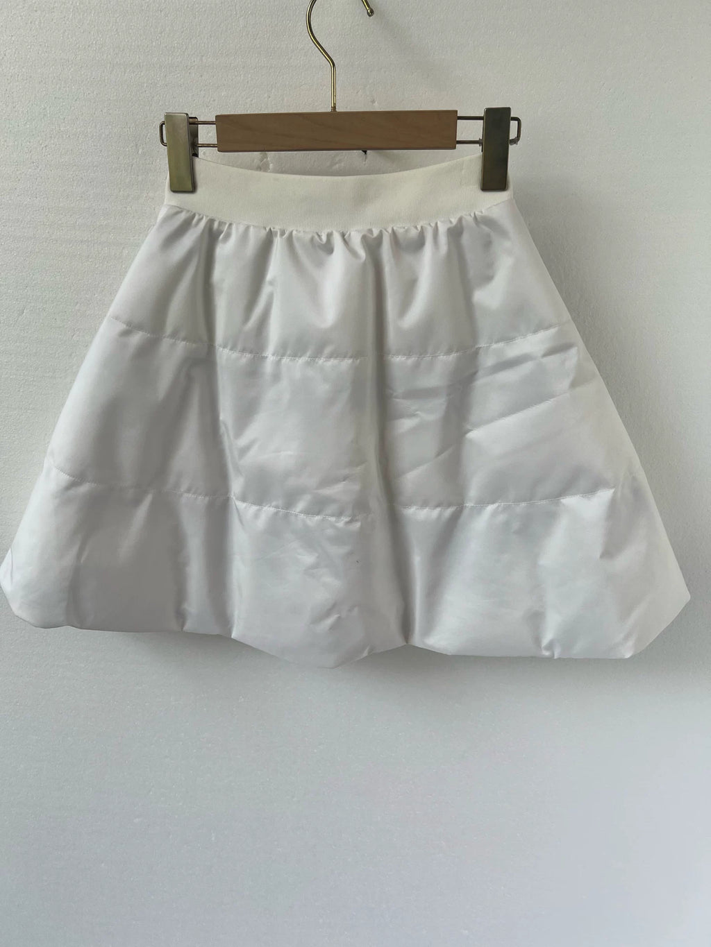 Dior Ski Collection White Down Skirt