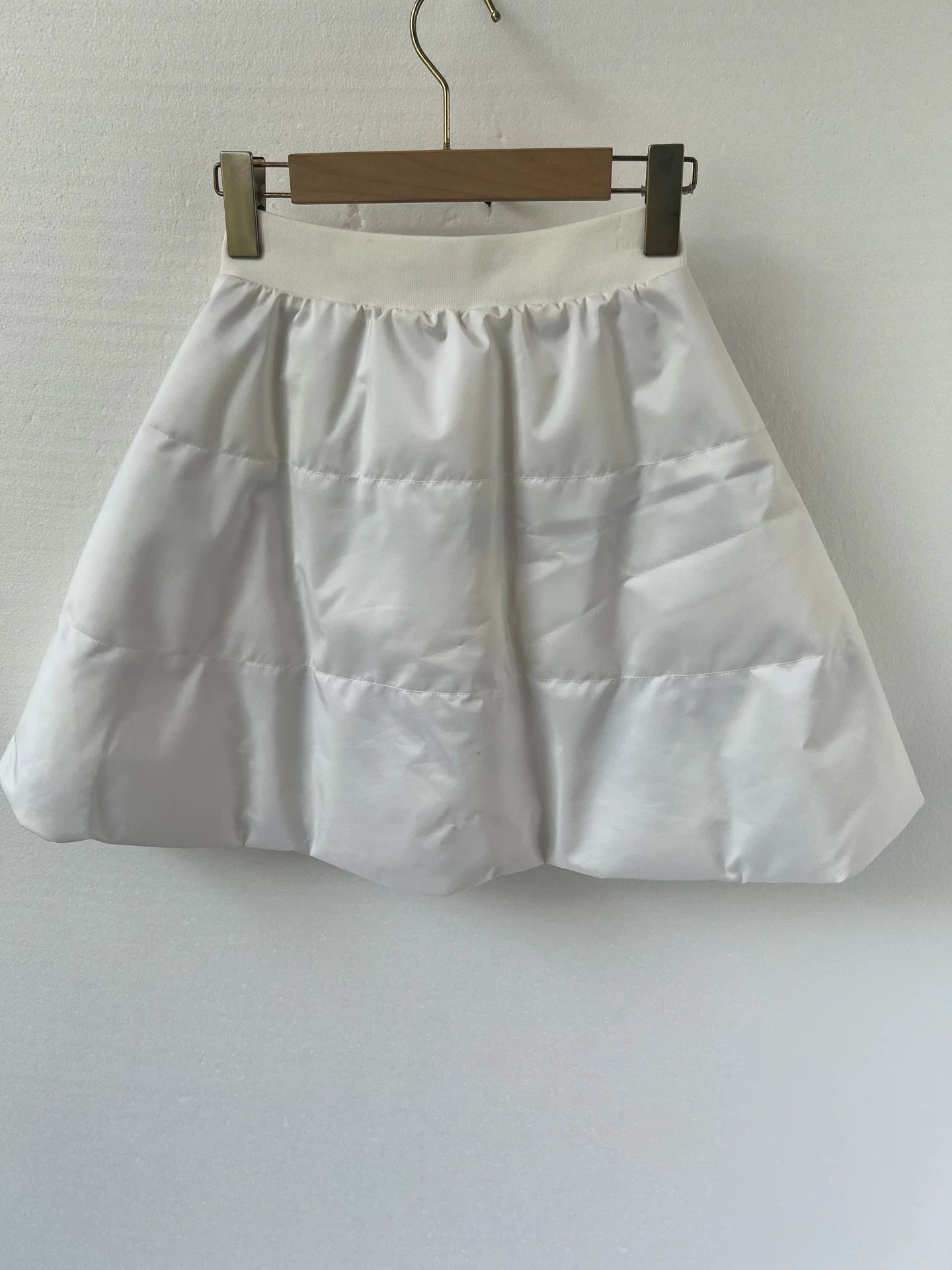 Dior Ski Collection White Down Skirt