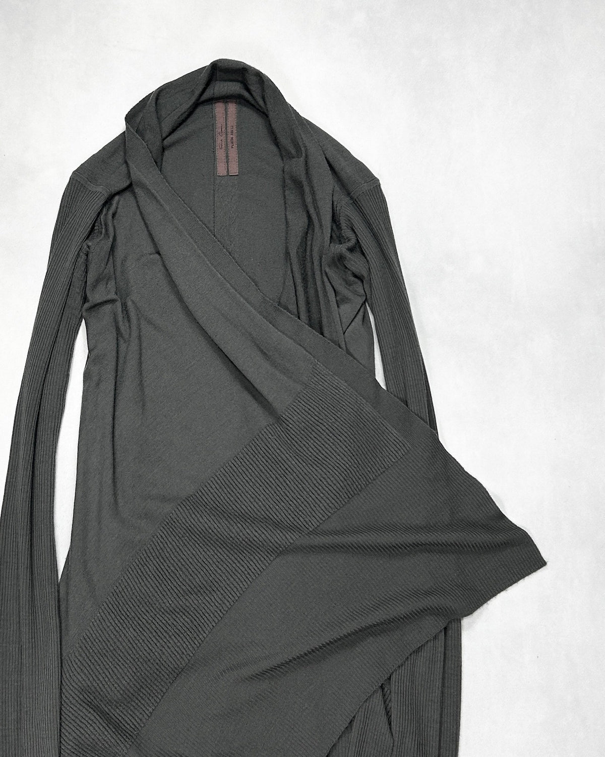 Rick Owens AW13 Wool Drape Knit Sweater