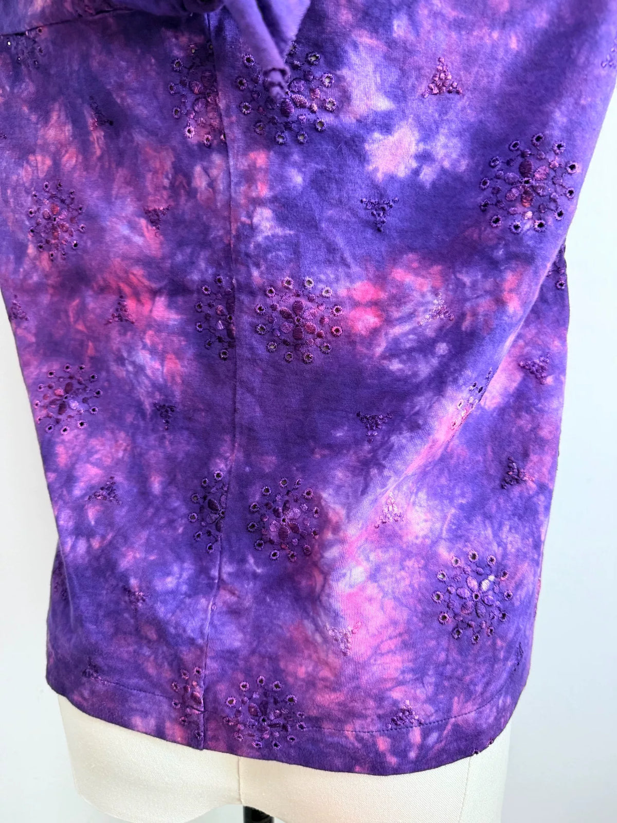 Comme des Garçons Tricot line tie-dye T-shirt top