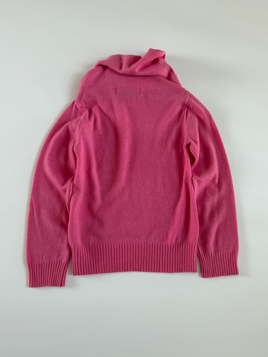 Comme Des Garcons Rei Kawakubo 1999 pink fleece floral pullover sweater