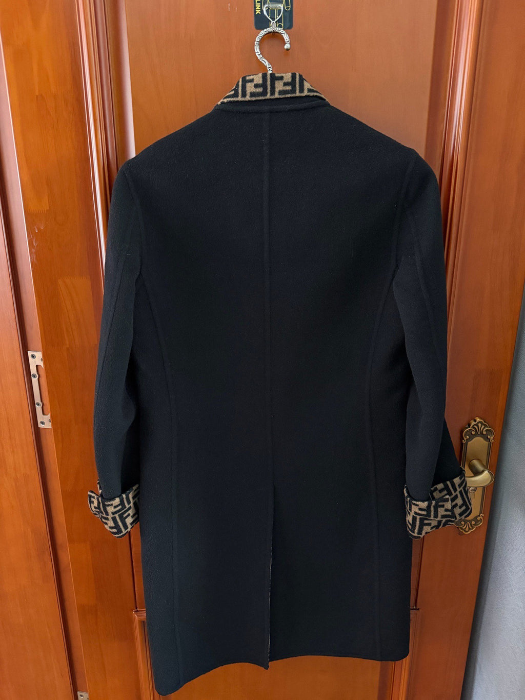 Fendi Black Wool Coat