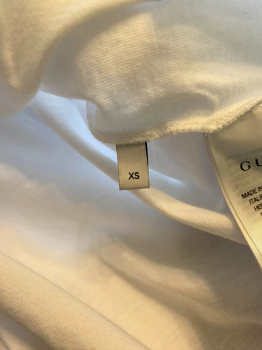 Gucci Purple Blue Logo Short Sleeve T-Shirt