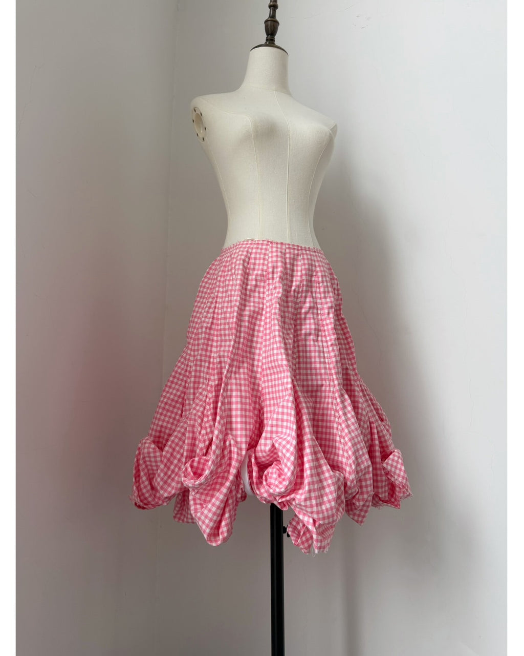 Comme Des Garcons Midi Pink Skirt