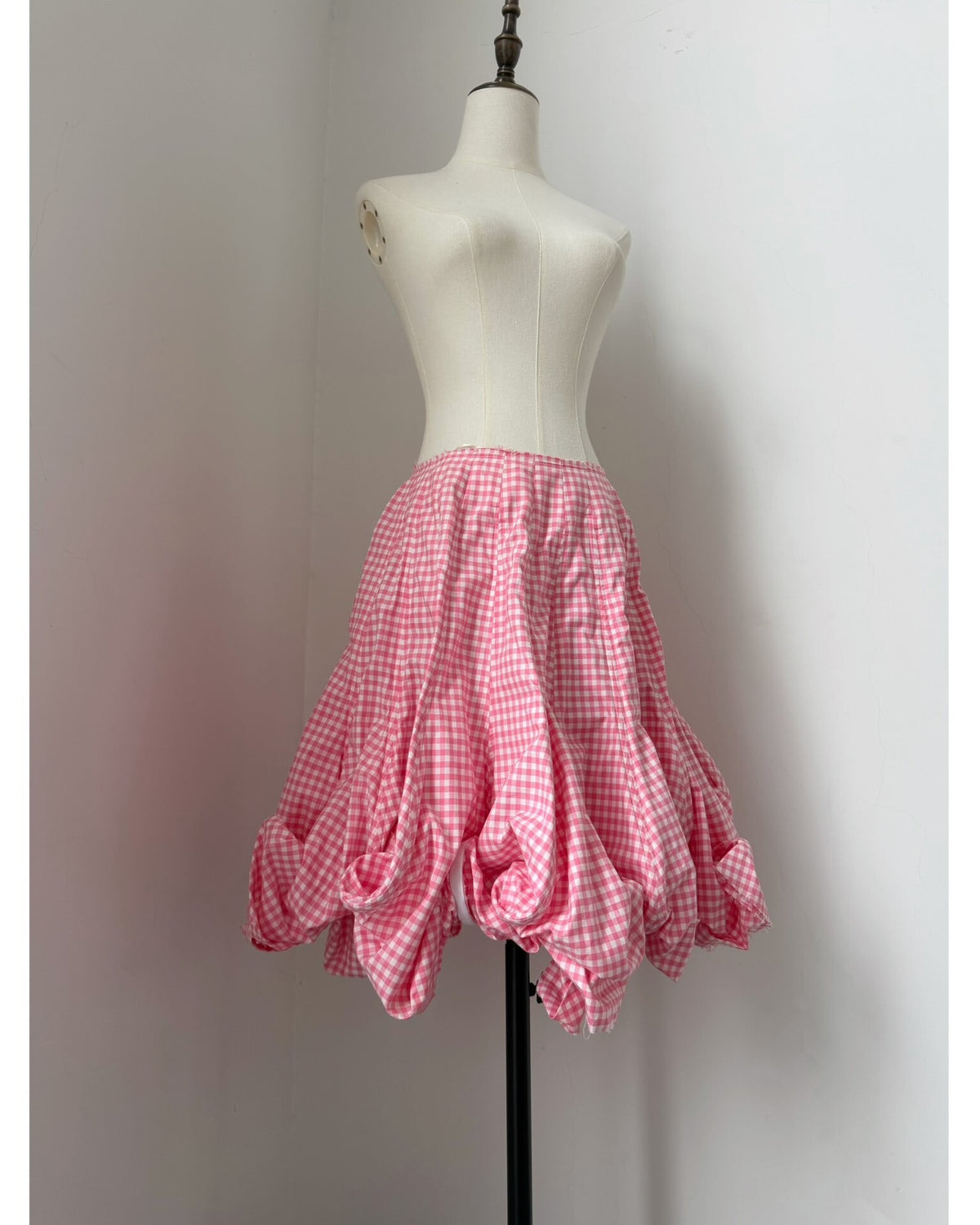 Comme Des Garcons Midi Pink Skirt