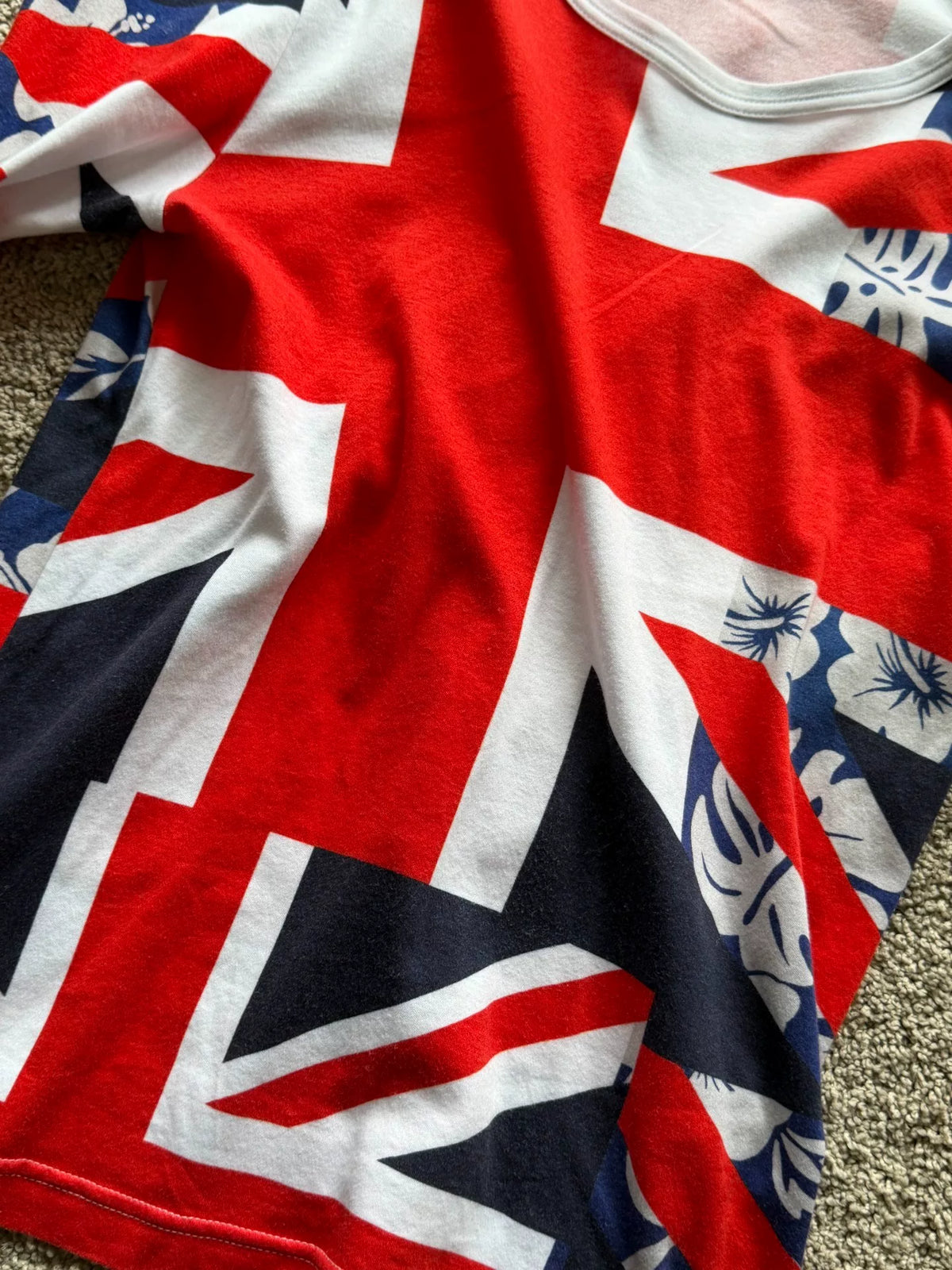 Comme des Garçons Homme Plus SS06 Flag Print Long-Sleeve Top