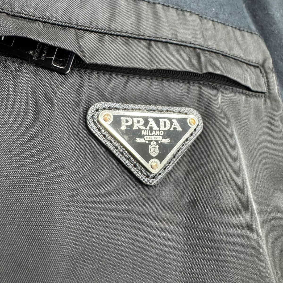 Prada Nylon Pocket Short-Sleeve Top