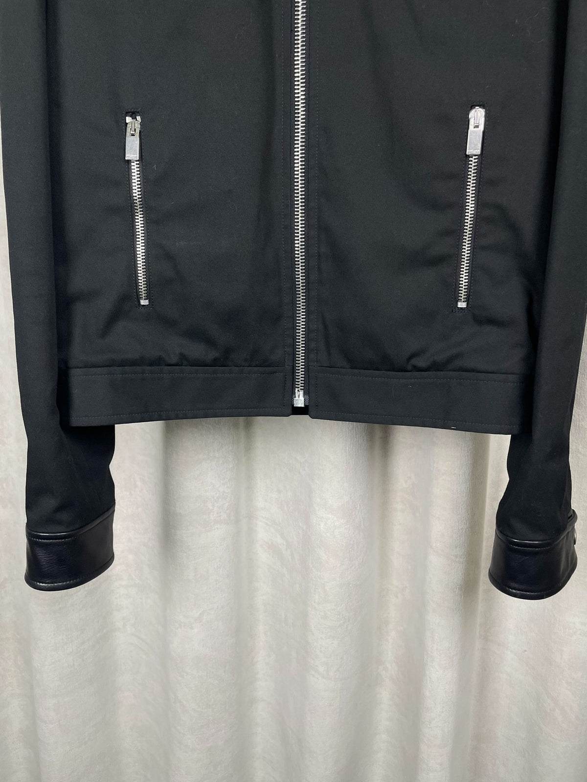 Saint Laurent SS13 Lambskin Leather Zip Pocket Jacket