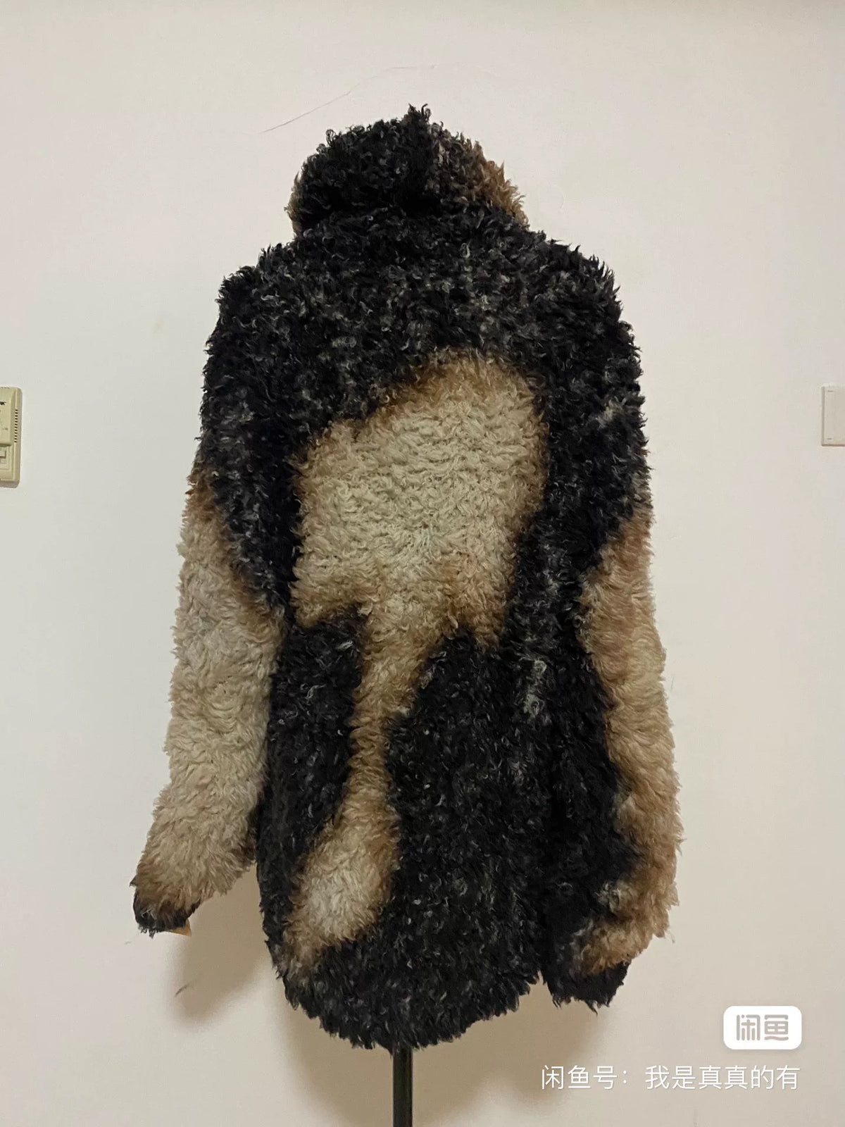issey miyake Burnt Faux Fur Coat