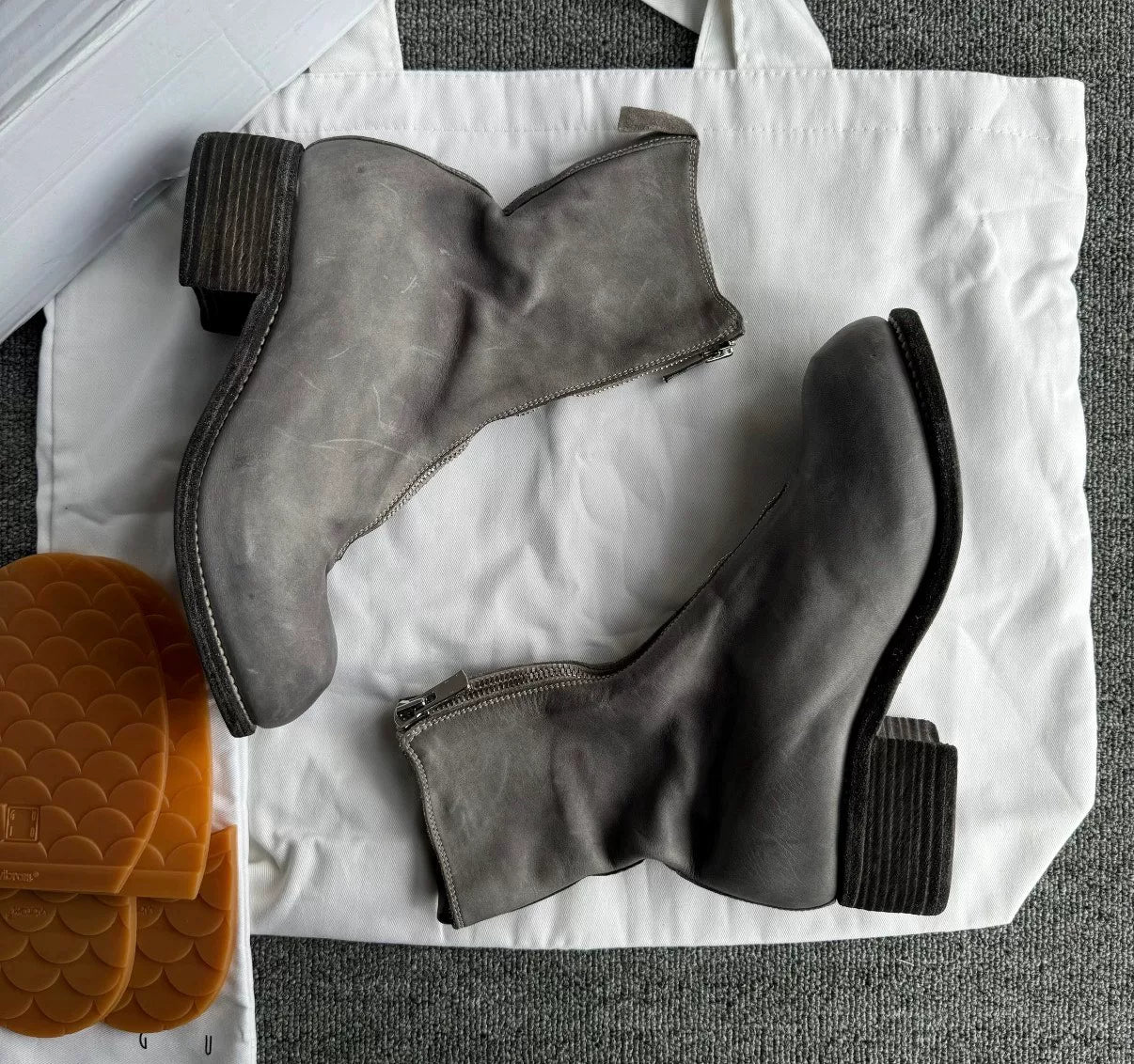 Guidi Pl2 Gray Boots