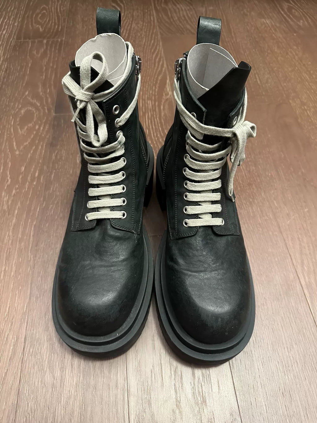 Rick Owens 24ss Mainline Army Bogun High-Top Boots
