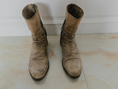 a1923 ccp M.A + Paul Harnden double-zip long boots