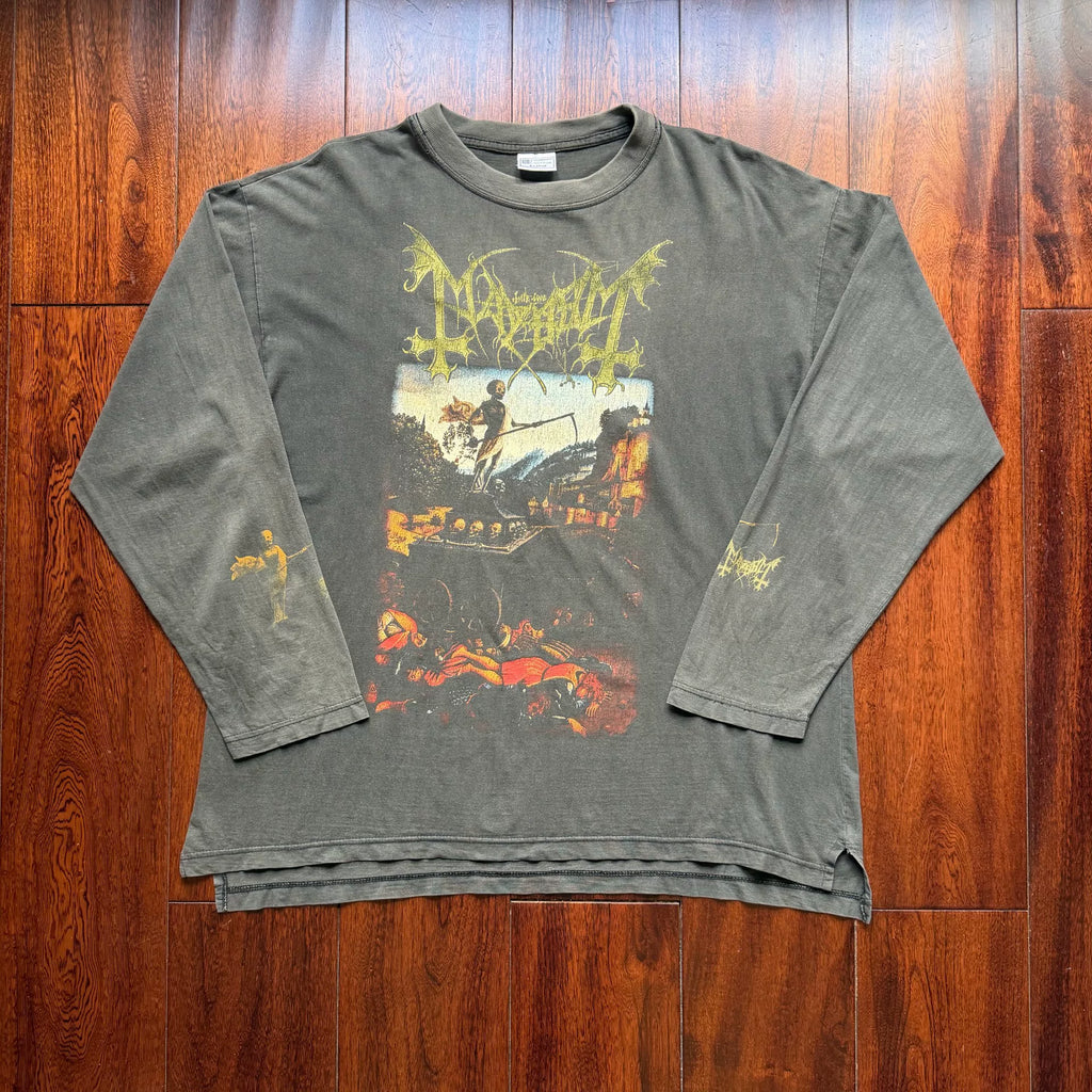 Vintage MAYHEM Rivers of Blood Faded Longsleeve 1998