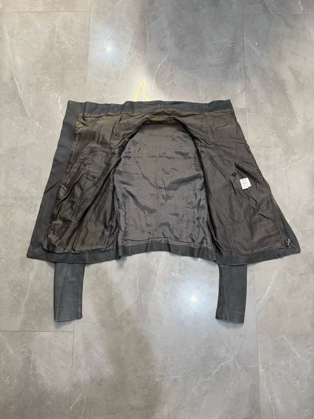 Rick Owens SS06 Turtleneck Leather Jacket