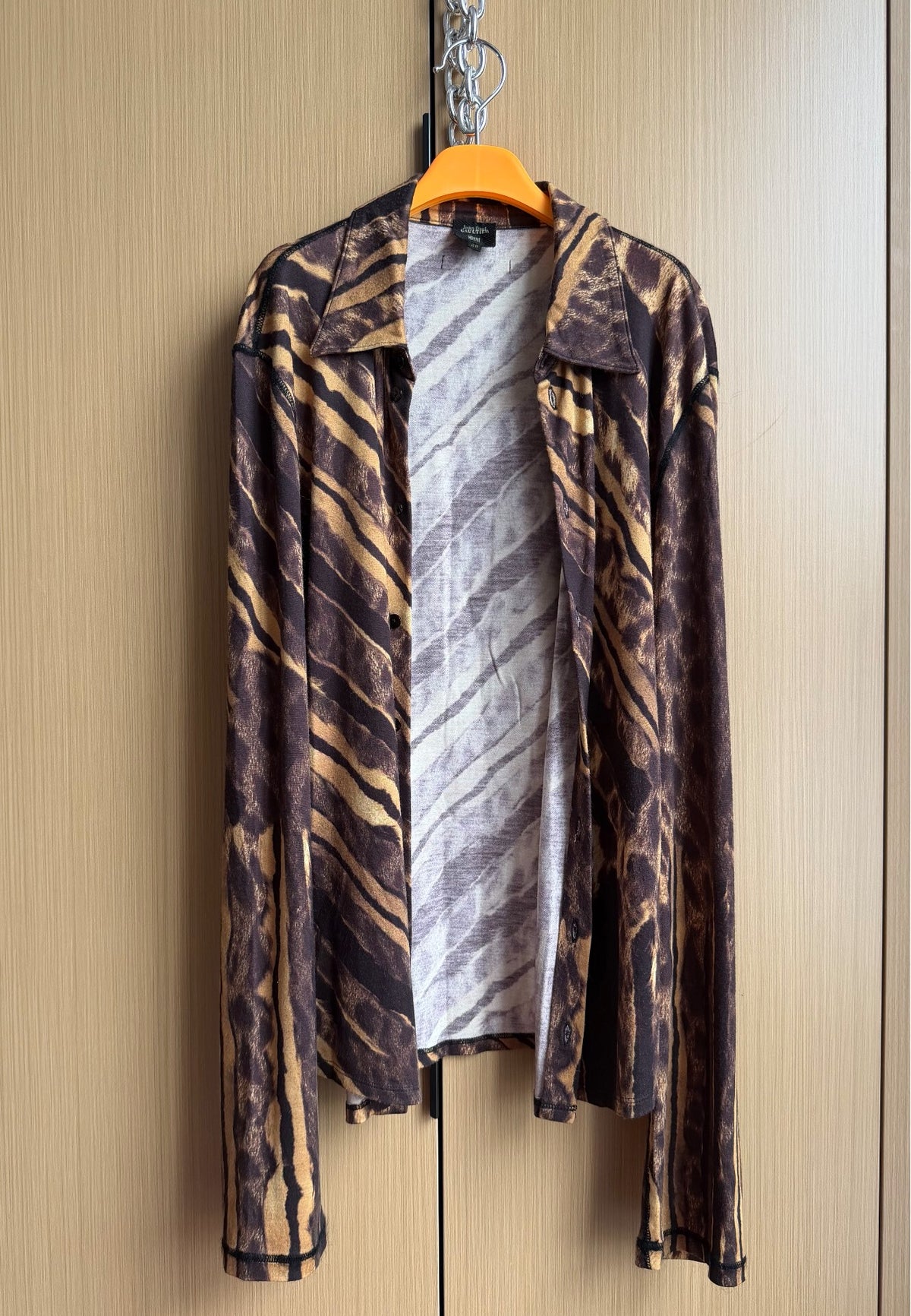 Jean Paul Gaultier Long-Sleeved Blouse Mesh Shirt