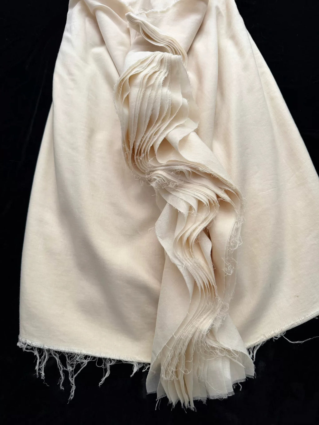 Comme Des Garcons 1998 Midi White Skirt