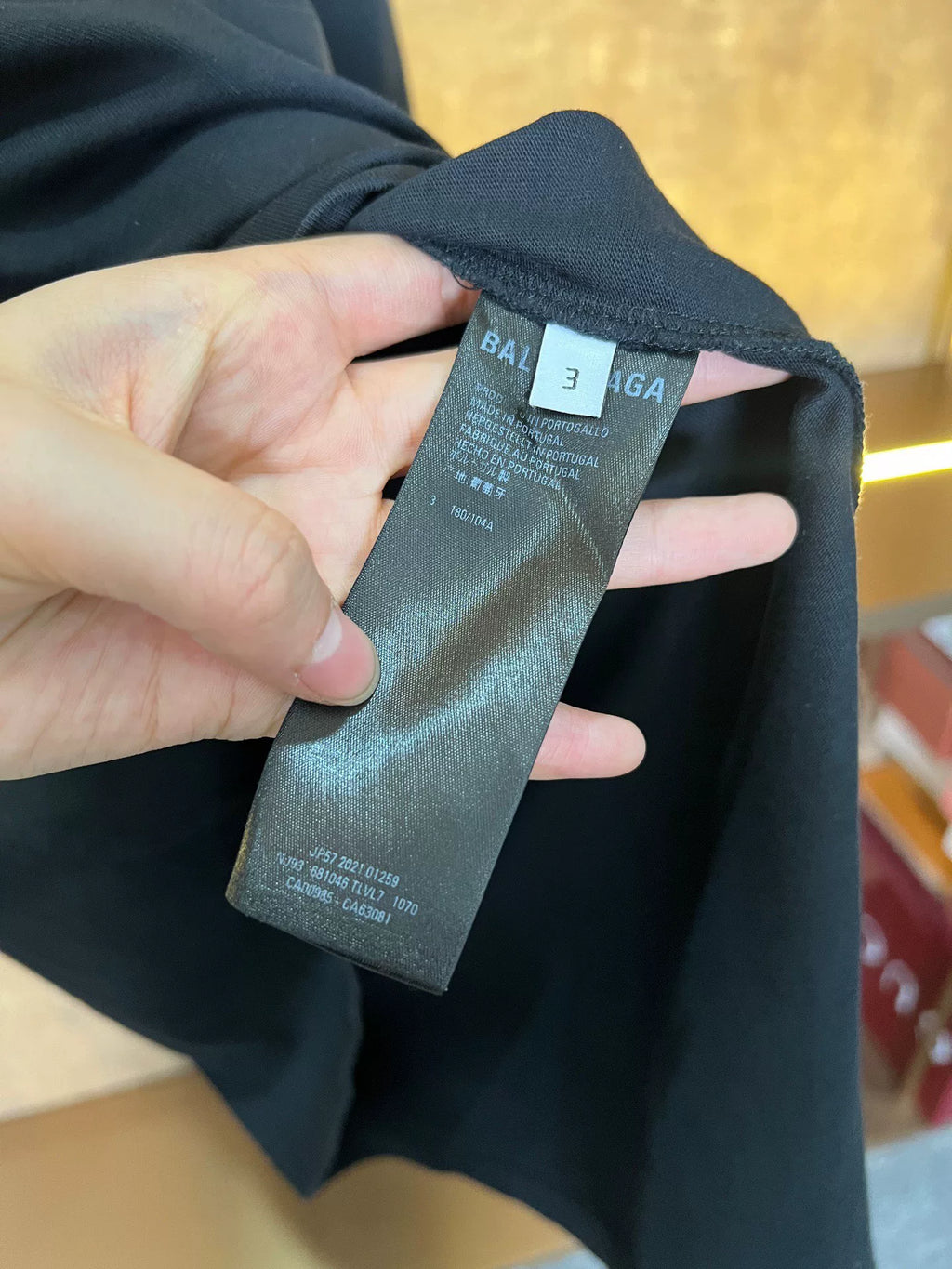 Balenciaga Paris Long Sleeve Top