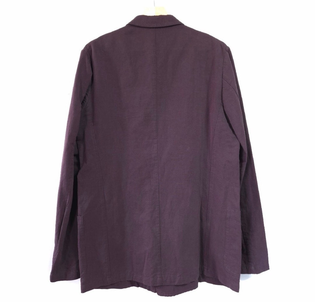 Dries Van Noten Linen Blend Double-Breasted Jacket
