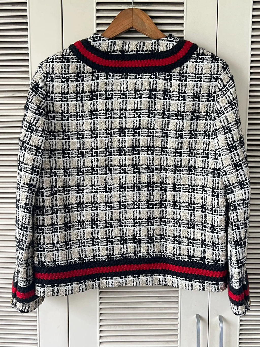 Gucci Classic Houndstooth Tweed Jacket