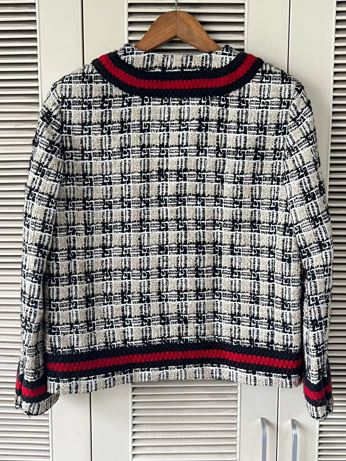 Gucci Classic Houndstooth Tweed Jacket