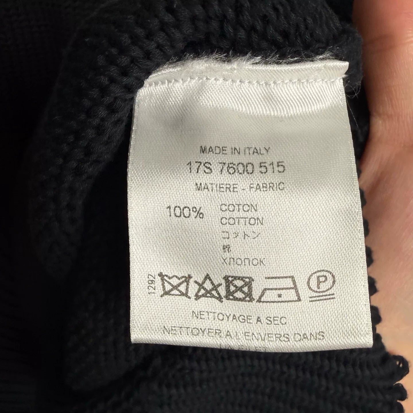 Givenchy Logo Distressed Knit Sweater
