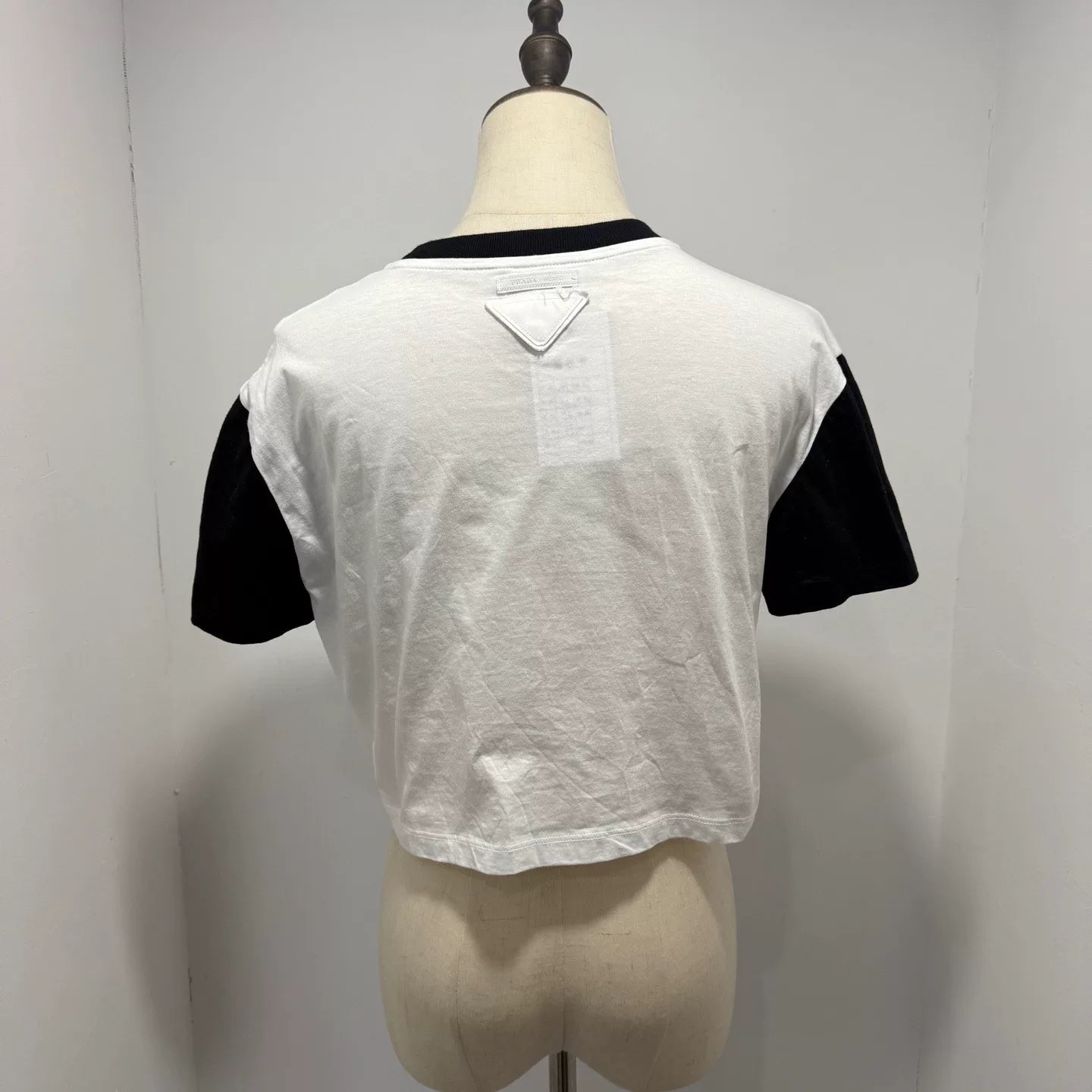 Prada Color-Blocked Print Short Sleeve Shirt