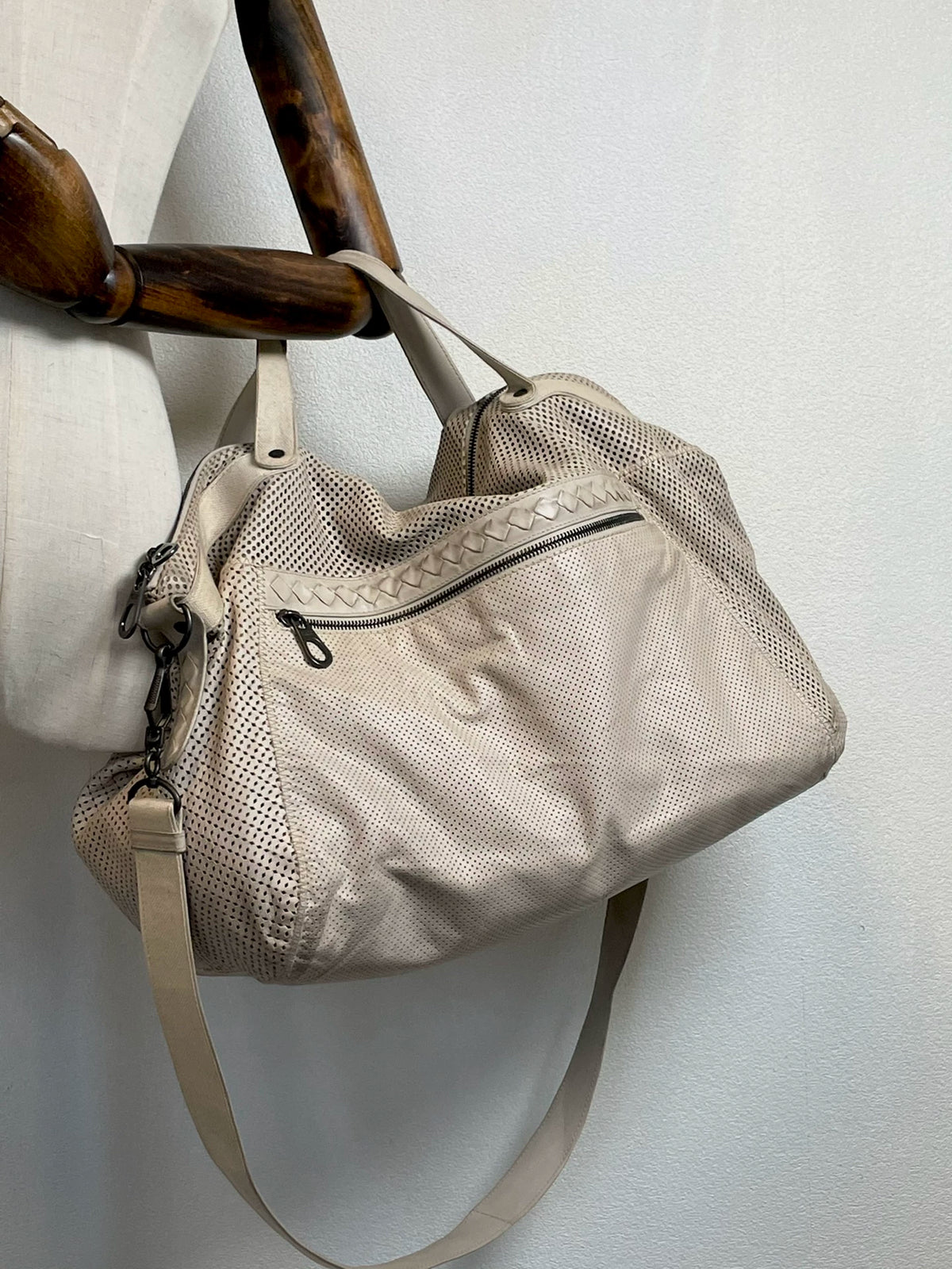 Bottega Veneta | BV Intrecciato Mesh Leather Travel Bag